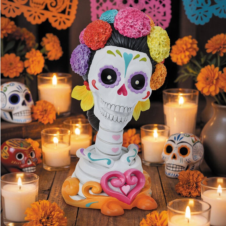 Catrín o Catrina de Día de Muertos con Luces LED — Imagen 2 de 2