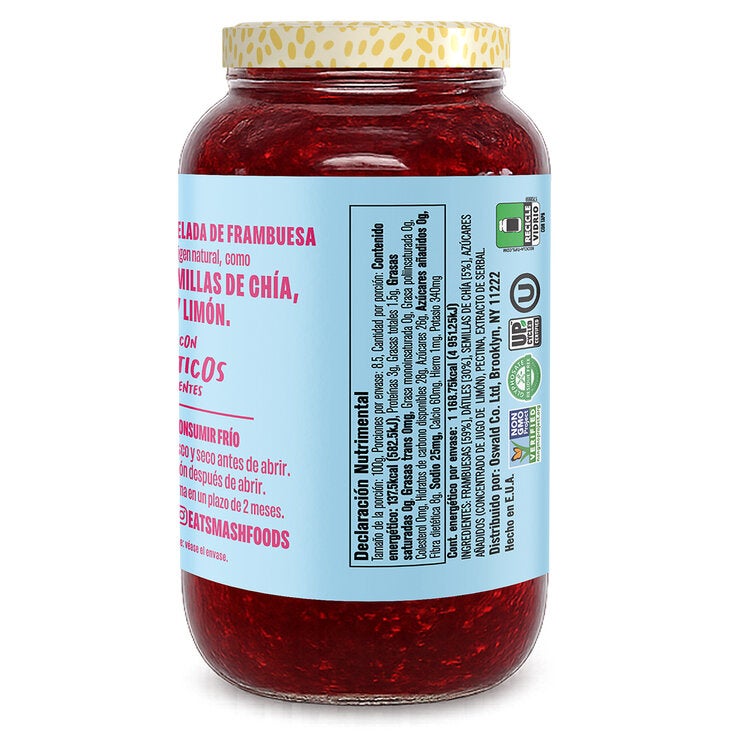 Smash Foods Mermelada de Frambuesa 850 g — Imagen 2 de 3