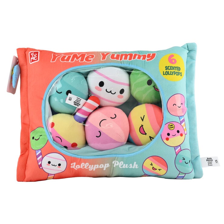 Paletas de Peluche, Bolsa con 6 Pzas.