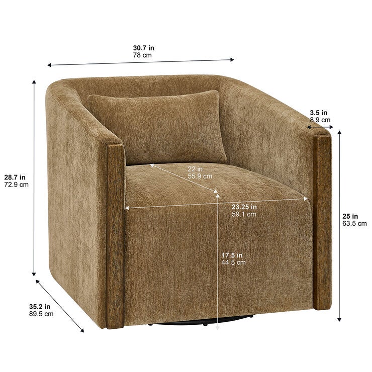 Thomasville, Barrel, Sillón Giratorio — Imagen 2 de 4