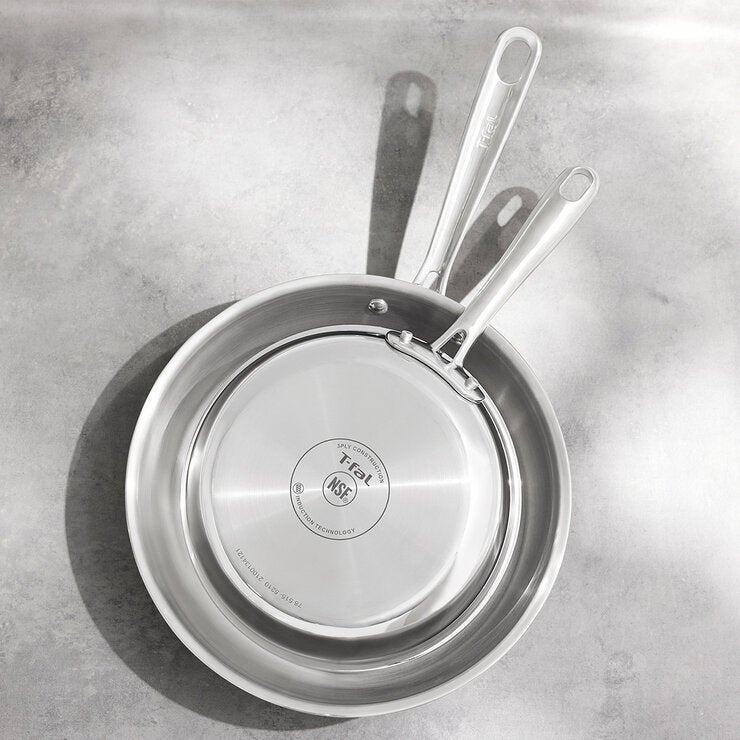 T-Fal Batería de Cocina de Acero Inoxidable Tri-Ply, 12 Piezas — Imagen 3 de 4