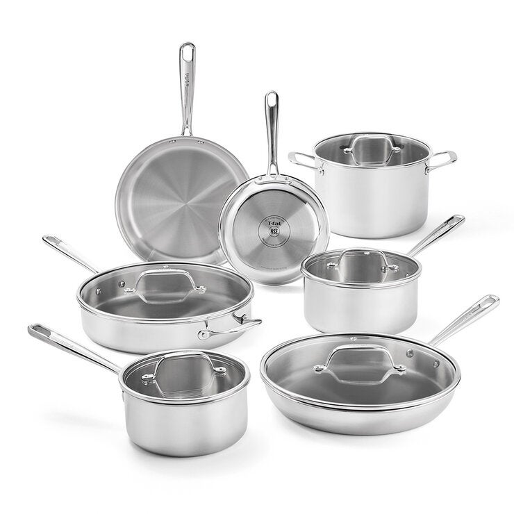 T-Fal Batería de Cocina de Acero Inoxidable Tri-Ply, 12 Piezas — Imagen 4 de 4
