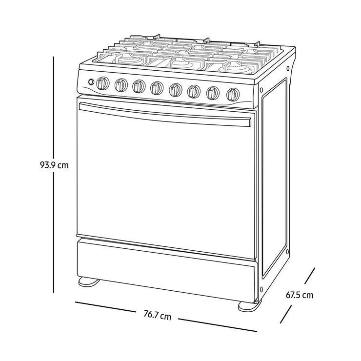 Samsung Combo de Estufa 6 Quemadores y Campana 90cm — Imagen 3 de 4