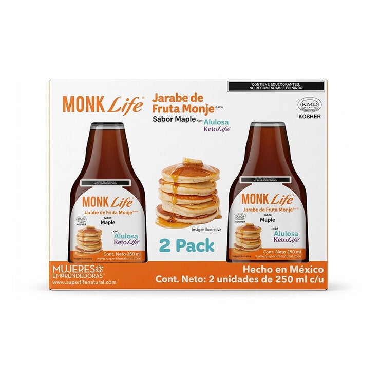 Monk Life Jarabe de Fruta del Monje Sabor Maple 2/250 ml