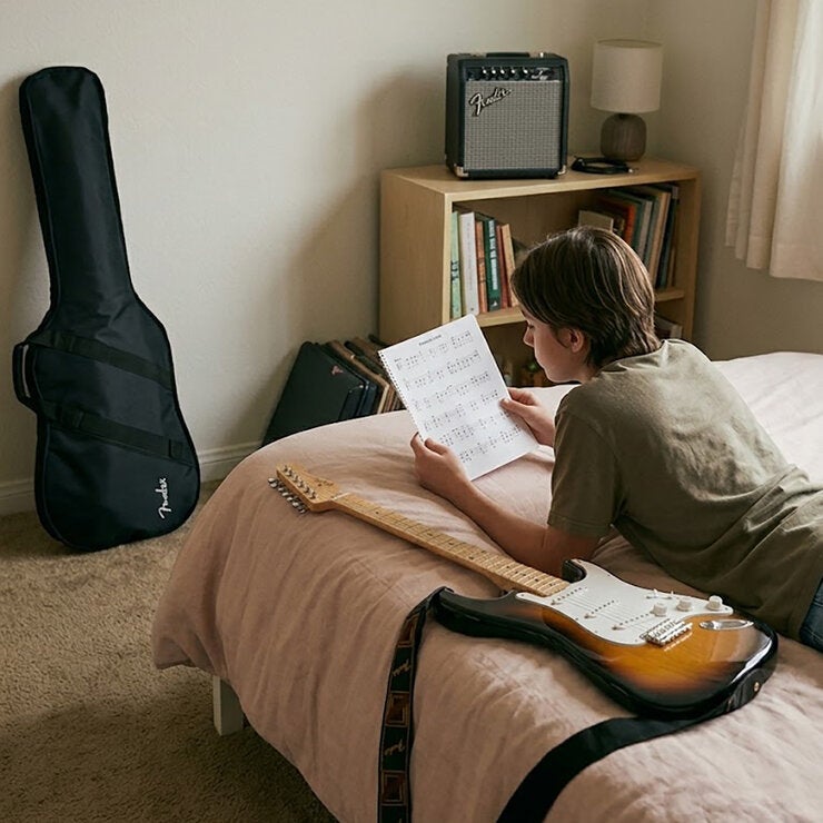 Fender Guitarra Eléctrica Sunburst — Imagen 3 de 4