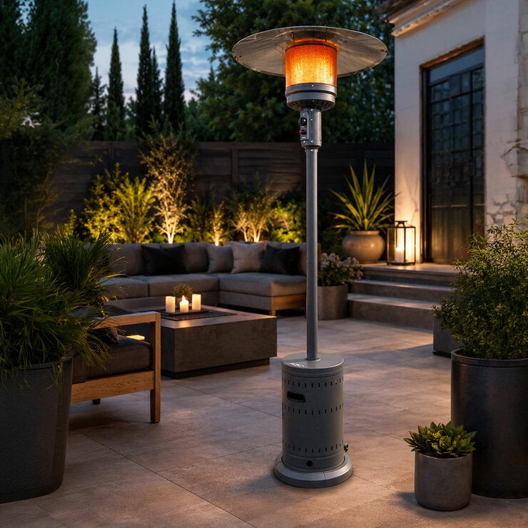 Fire sense, Calentador de Gas para Exterior Color Gris — Imagen 2 de 4