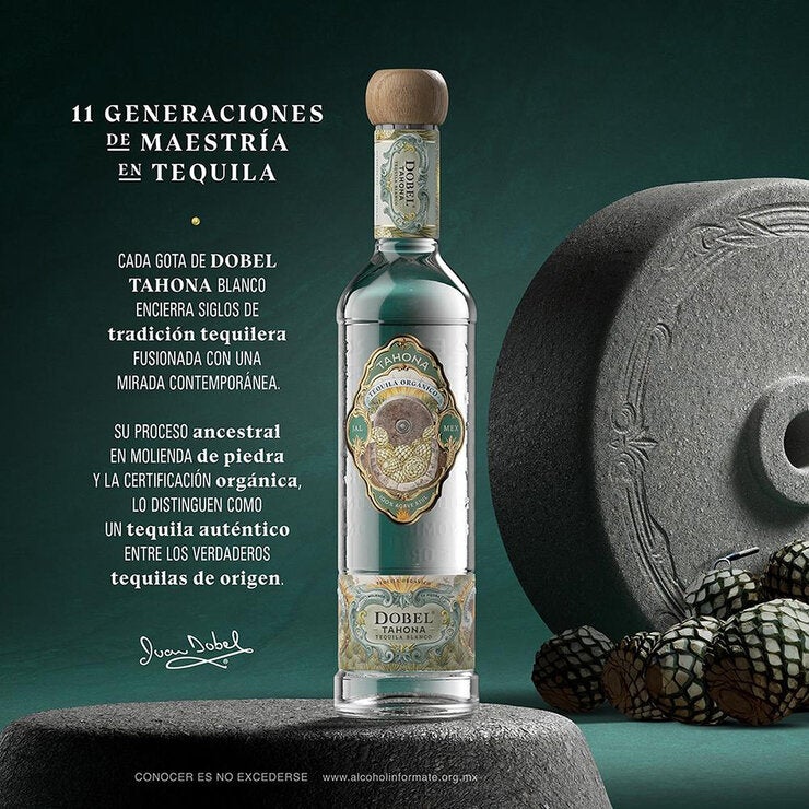 Maestro Dobel Tahona Tequila Blanco 700 ml — Imagen 3 de 4