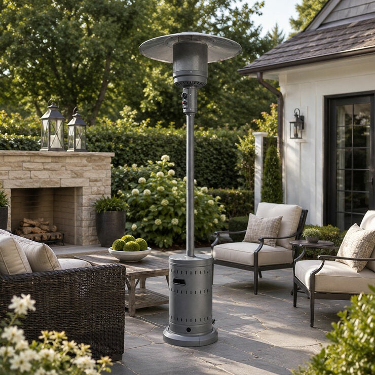 Fire sense, Calentador de Gas para Exterior Color Gris — Imagen 3 de 4