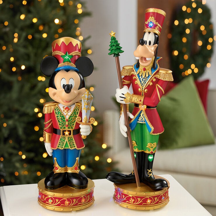 Disney Cascanueces Navideños con Luces y Música