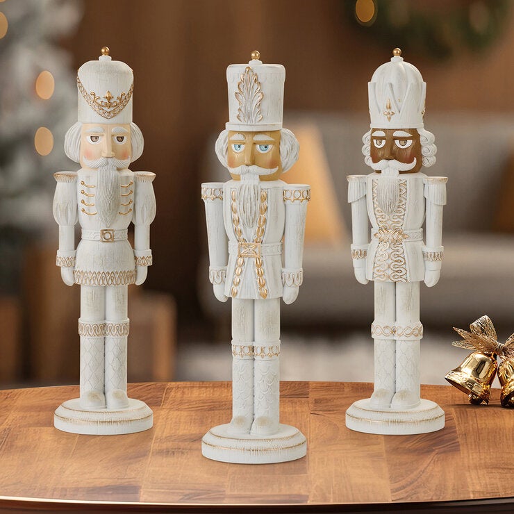 Cascanueces Decorativos, Juego de 3 Pzas.