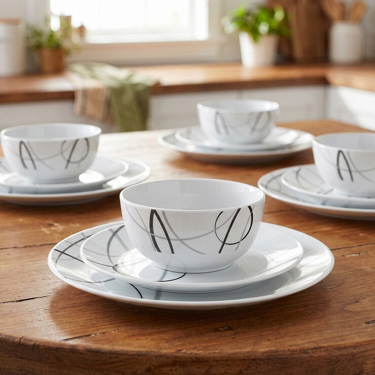 Studio Nova Vajilla de Porcelana de 12 piezas — Imagen 4 de 4