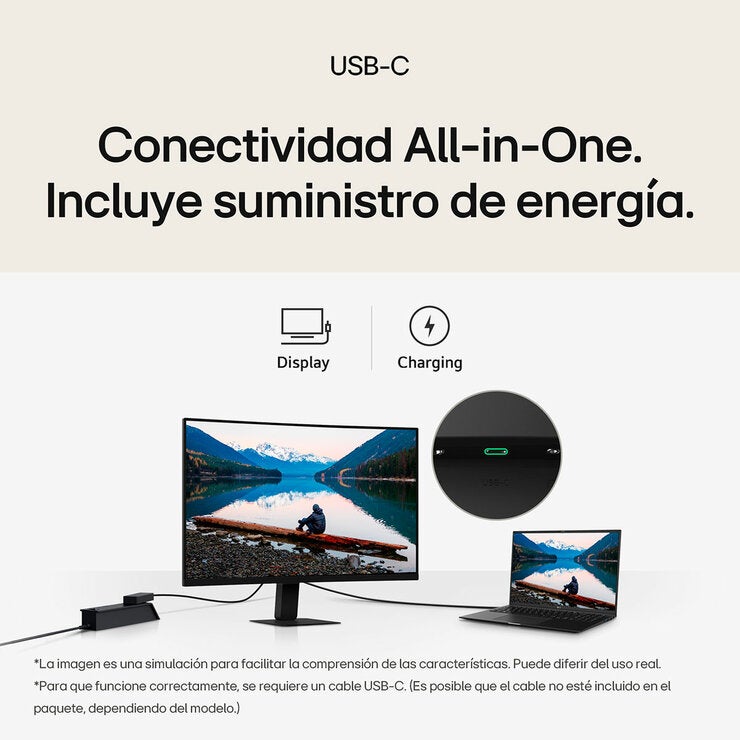 LG Monitor Curvo 27" FHD — Imagen 3 de 4