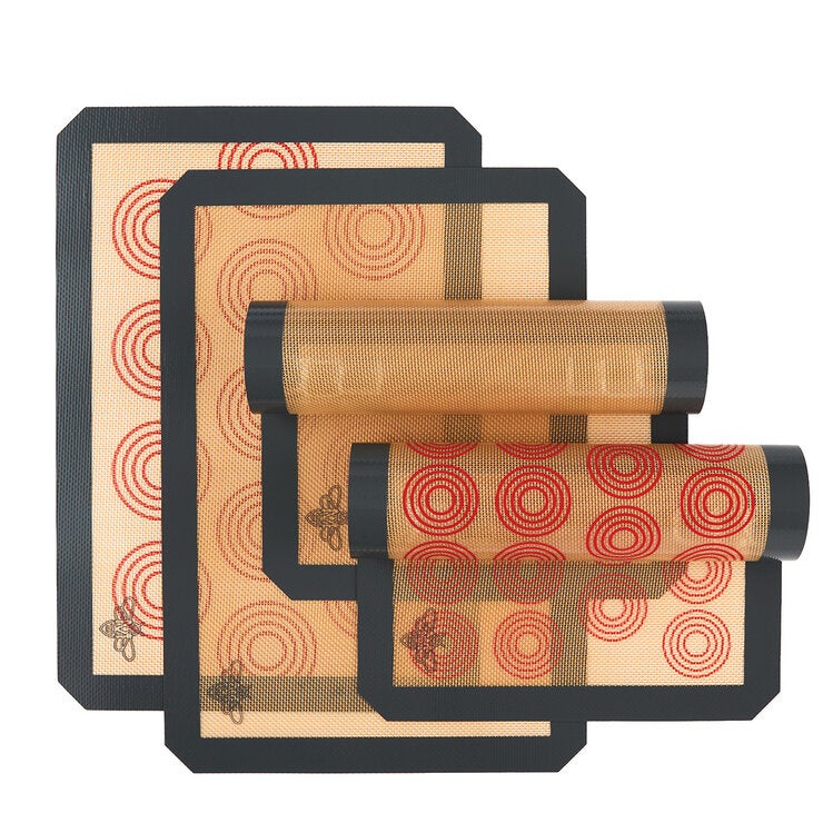 MIU Tapetes de Silicona para Hornear, 4 piezas