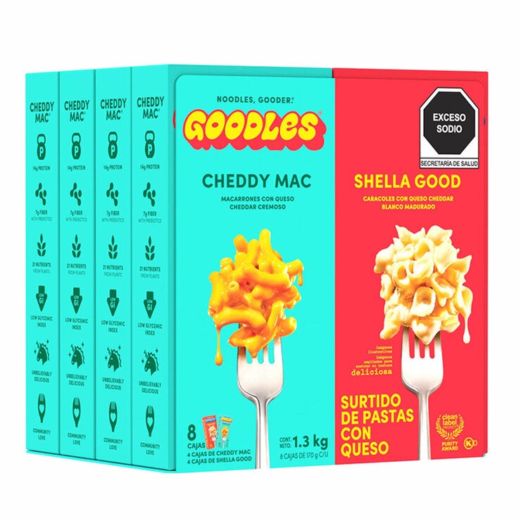 Goodles Surtido de Pastas con Queso 8/170 g — Imagen 2 de 3