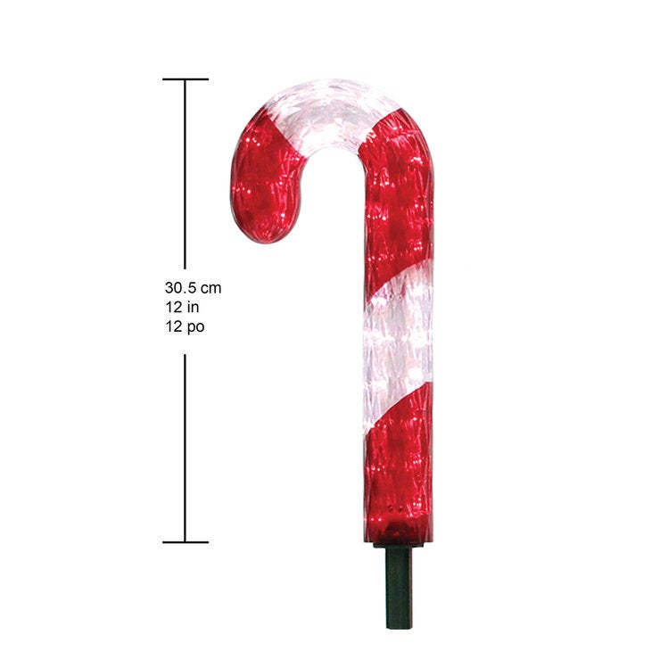 Bastones de Caramelo LED, 6 pzas. — Imagen 2 de 4