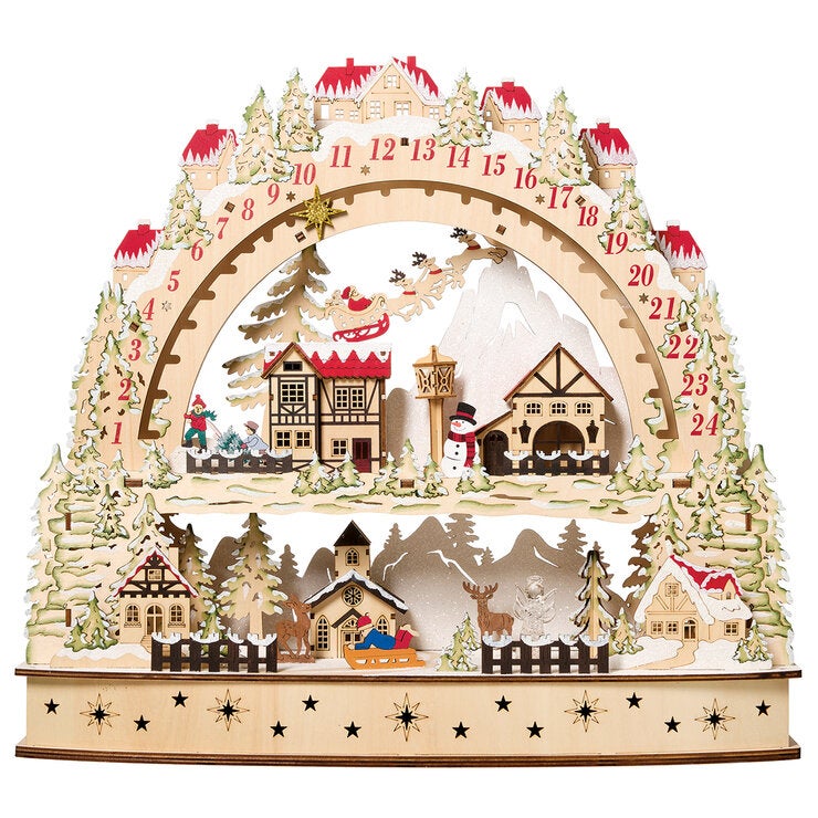 Calendario de Adviento de Madera — Imagen 2 de 4