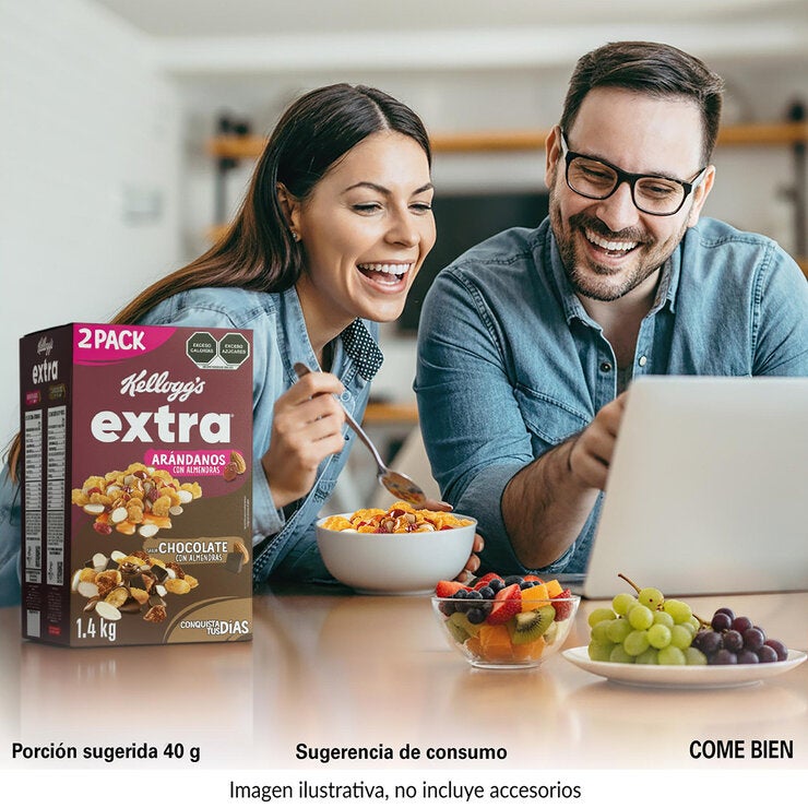 Kellog's Extra 2 Pack Arándanos y Chocolate 1.4 kg — Imagen 4 de 4