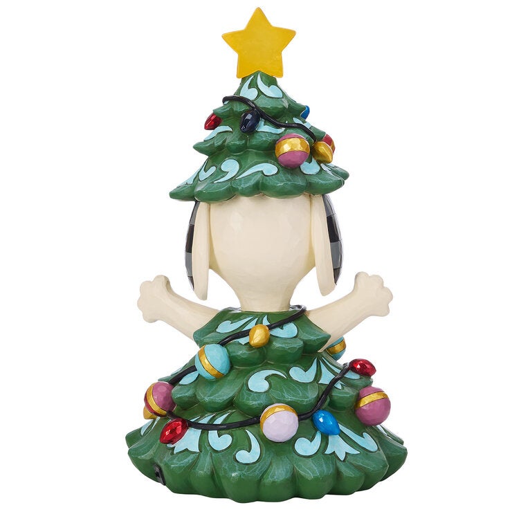 Jim Shore, Estatua de Árbol de Snoopy, Pintada a Mano — Imagen 2 de 3