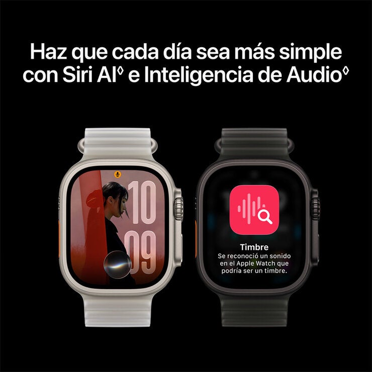 Apple Watch Ultra 4 (GPS + Celular) 49mm Titanio Negro + Correa Milanese Titanio - Talla M — Imagen 2 de 4