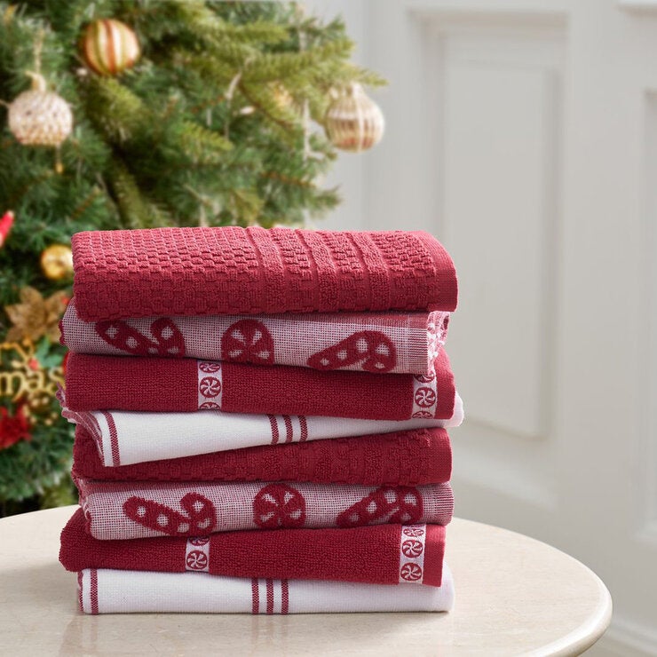 Caro Home, Juego de 8 Toallas para Cocina Navideñas, Varios Modelos — Imagen 1 de 4