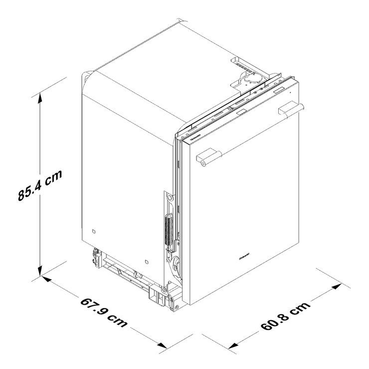 Kitchenaid Lavavajillas Empotrable de 60 cm 15 Servicios — Imagen 4 de 4