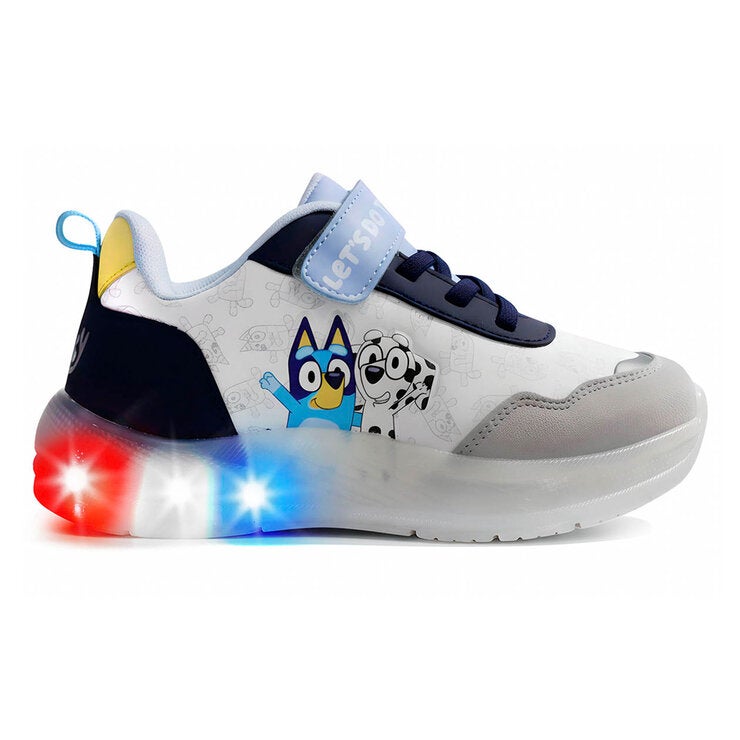 Bluey, Tenis Color Gris/Marino con Luces para Niño, Varias Tallas — Imagen 2 de 2