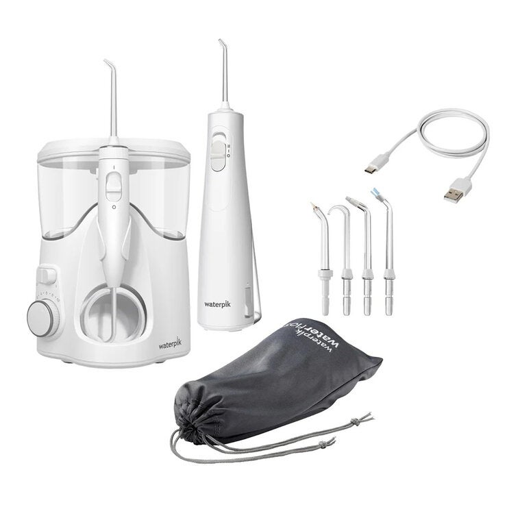 Waterpik, Irrigador Bucal Ultra Plus + Cordless Enhance — Imagen 1 de 3
