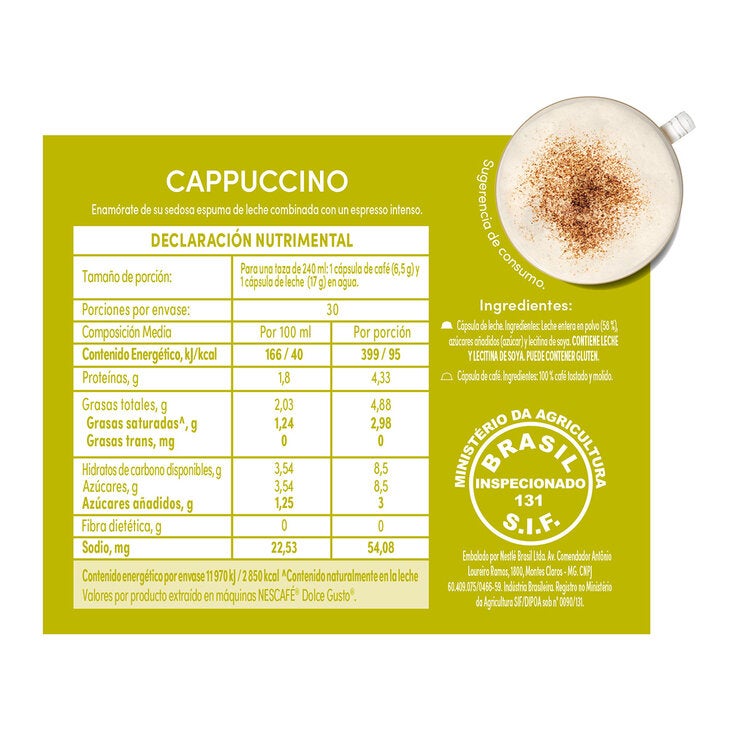 Nescafé Dolce Gusto, 60 cápsulas sabor Cappuccino — Imagen 2 de 4