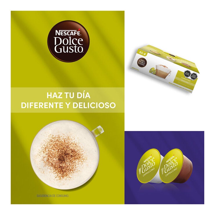 Nescafé Dolce Gusto, 60 cápsulas sabor Cappuccino — Imagen 4 de 4