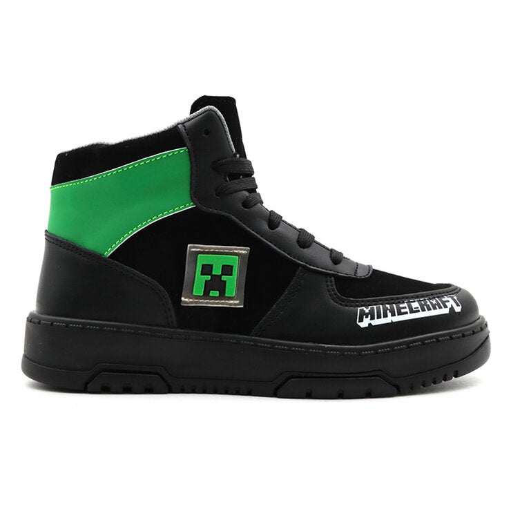 Minecraft, Tenis Media Bota Color Negro para Niño, Varias Tallas — Imagen 2 de 2