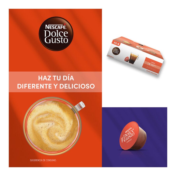 Nescafé Dolce Gusto, 60 cápsulas sabor Lungo — Imagen 2 de 4