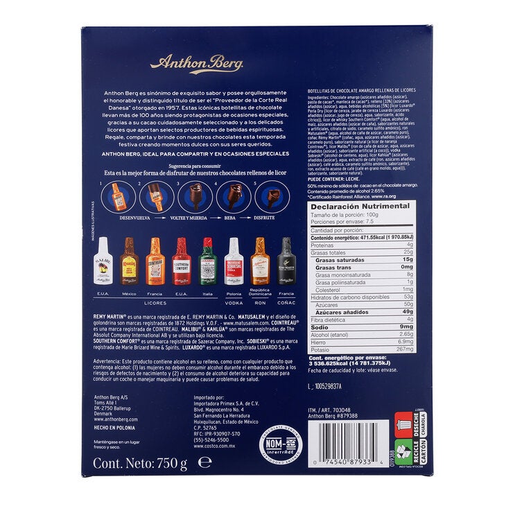 Anthon Berg Selección de Chocolates con Licor 750 g — Imagen 3 de 4