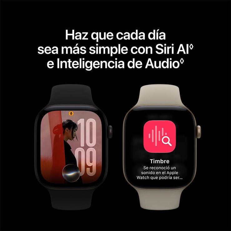 Apple Watch Series 12 (GPS + Celular) 46mm Aluminio Bronce Oscuro + Correa Deportiva Oliva - Talla M/L — Imagen 4 de 4