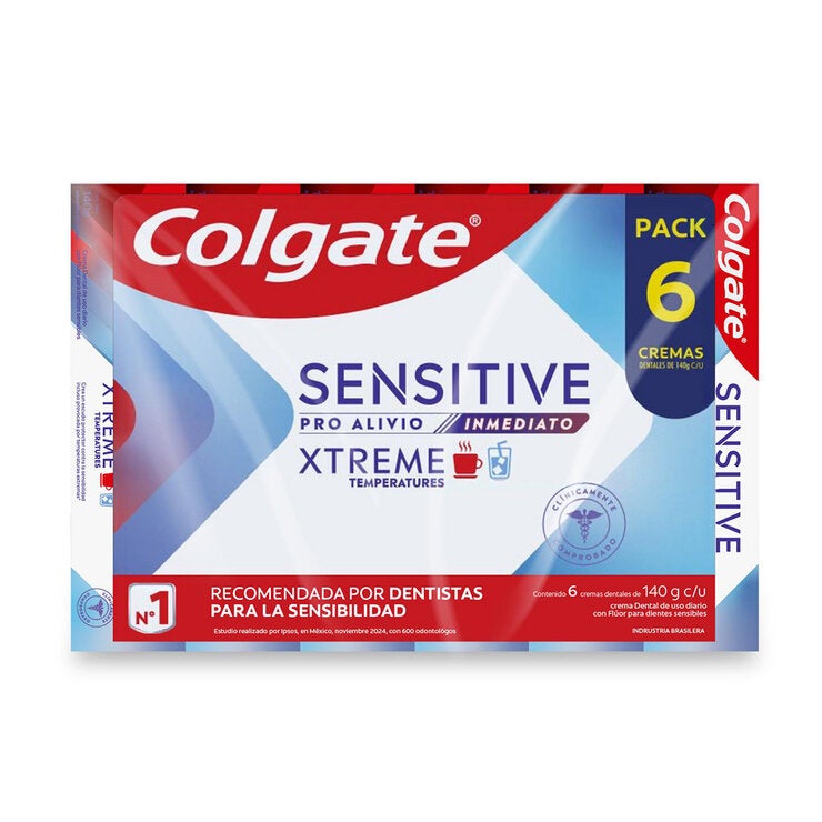 Colgate Pasta Dental Sensitive Xtreme Pro alivio 6 / 140 g — Imagen 1 de 4