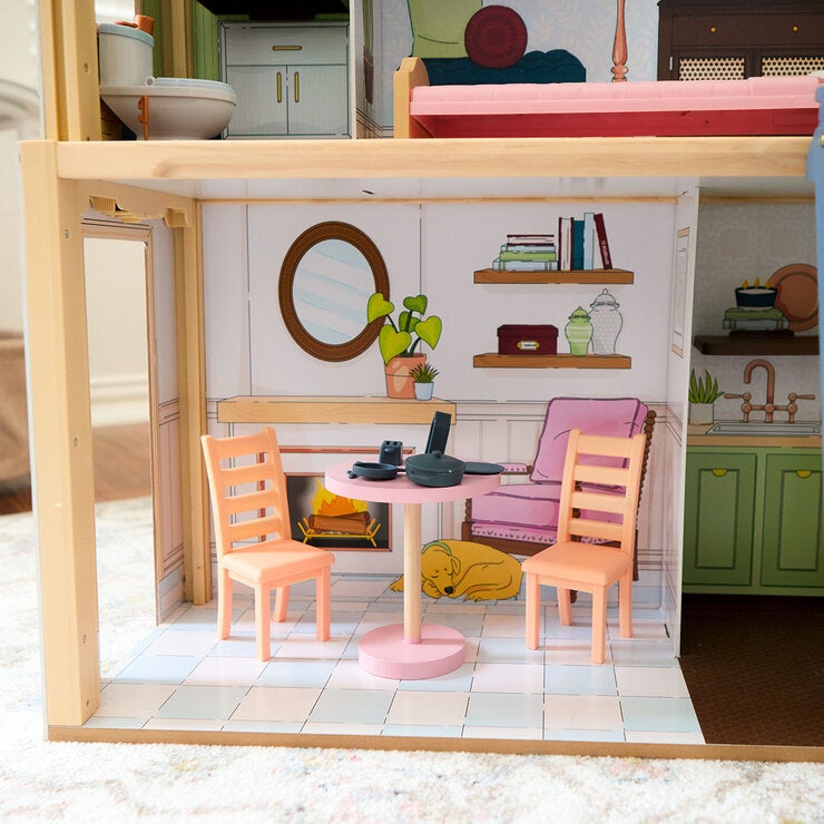Casa de Muñecas de Madera — Imagen 3 de 4