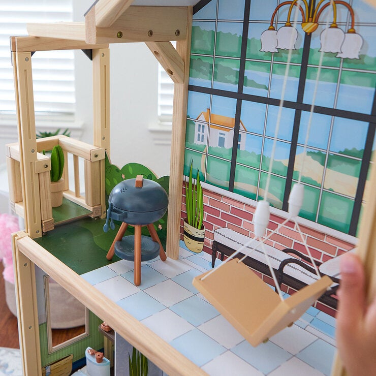 Casa de Muñecas de Madera — Imagen 4 de 4