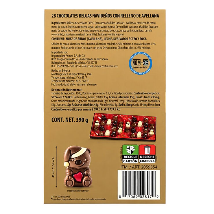 Hamlet Surtido de Chocolates Belga Rellenos 390 g — Imagen 2 de 3