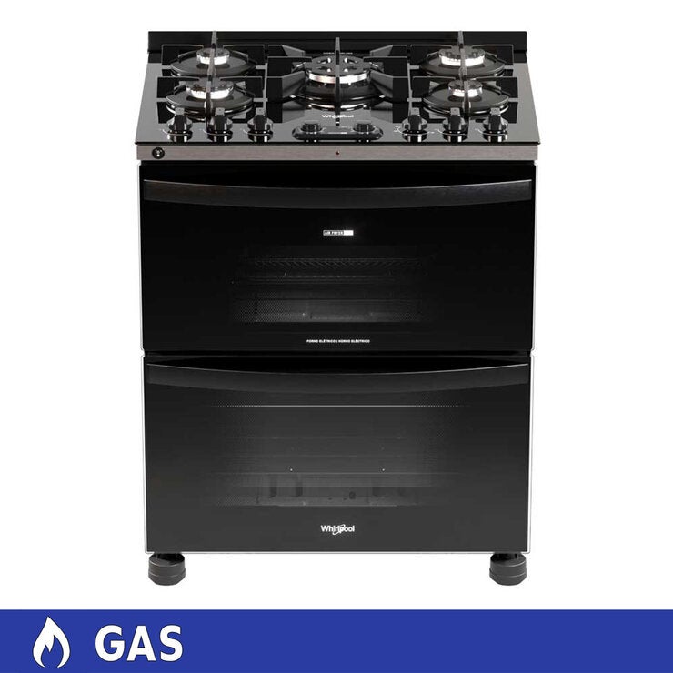 Whirlpool Estufa de Gas de Piso de 78cm con 5 Quemadores