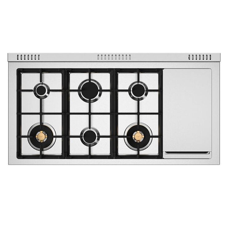 Bertazzoni Estufa de Gas de Piso de 122cm con 4 Quemadores — Imagen 3 de 4