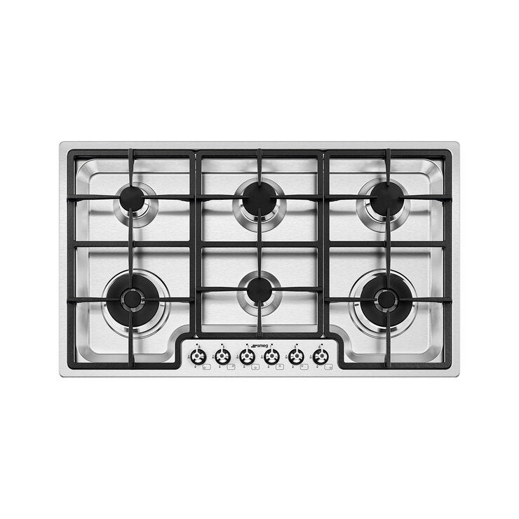 Smeg Combo de Parrilla de 6 Quemadores de Gas + Campana de 90cm — Imagen 2 de 4