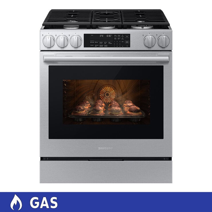 Samsung Bespoke Estufa de Gas de Piso de 76cm con 5 Quemadores