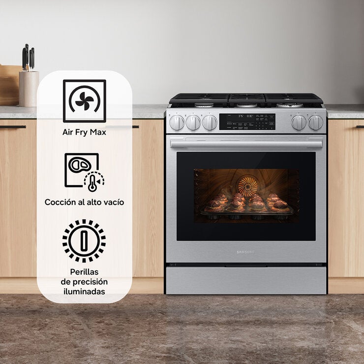 Samsung Bespoke Estufa de Gas de Piso de 76cm con 5 Quemadores — Imagen 4 de 4