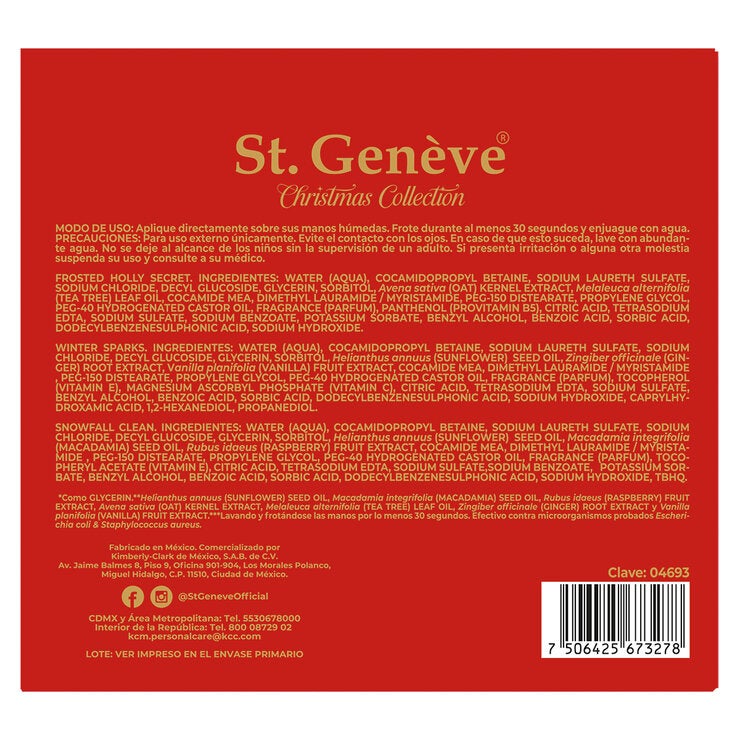 ST. Geneve jabón de manos Colección Navidad 3/473 ml — Imagen 2 de 2