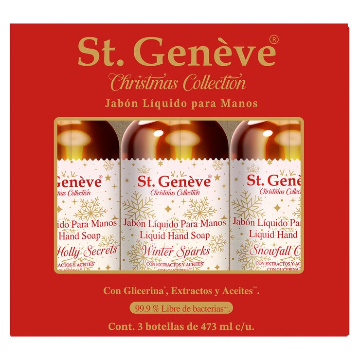 ST. Geneve jabón de manos Colección Navidad 3/473 ml — Imagen 1 de 2