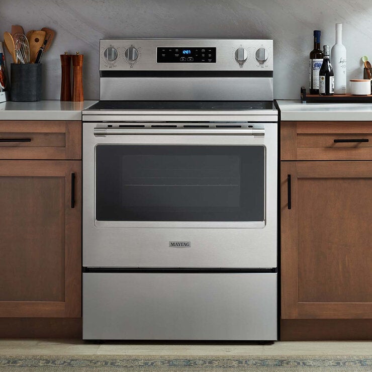 Maytag Estufa de Gas de Piso de 76cm con 5 Quemadores — Imagen 3 de 4
