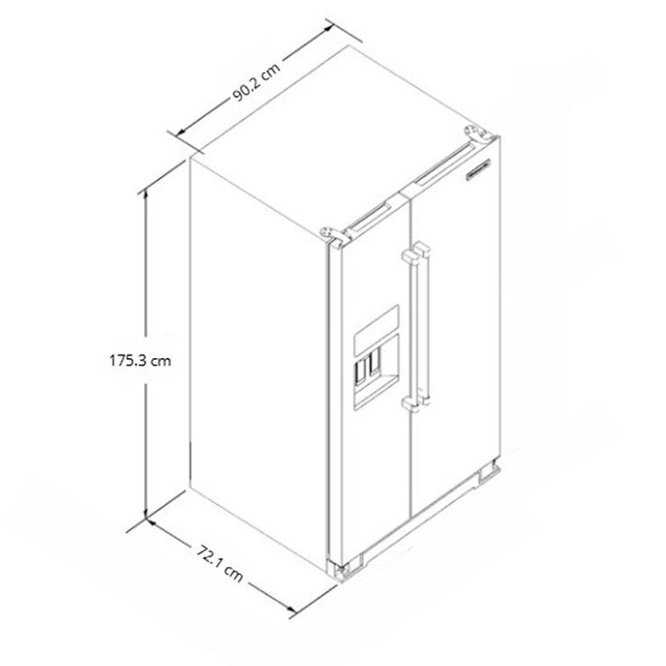 Kitchenaid Refrigerador 21' French Door — Imagen 3 de 4