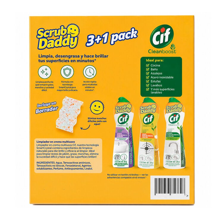 Scrub Daddy Limpiador en Crema Multiusos 3 pzas de 600 g — Imagen 3 de 3