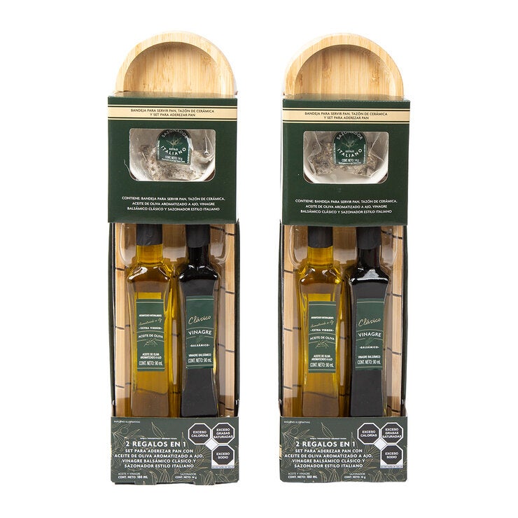Set de Regalo para Aderezar Pan Estilo Italiano 2 pzs — Imagen 1 de 4