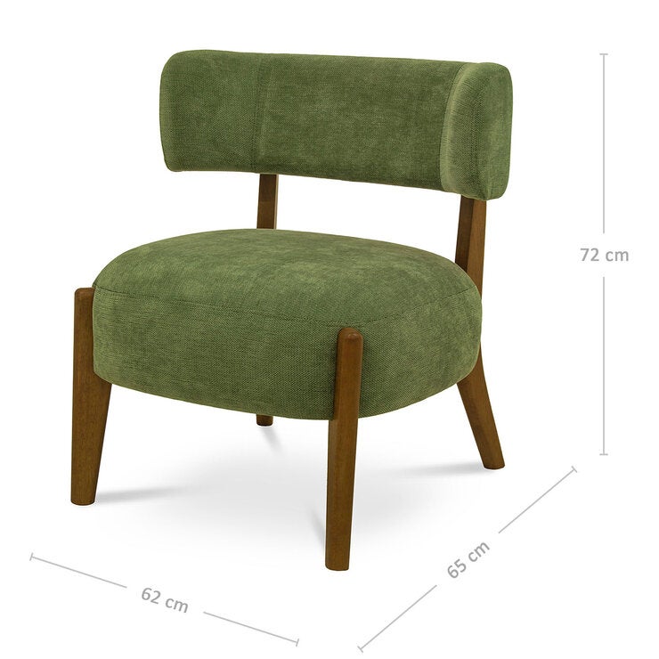 Tamarindo, Juego de 2 Sillones de Tela — Imagen 3 de 4