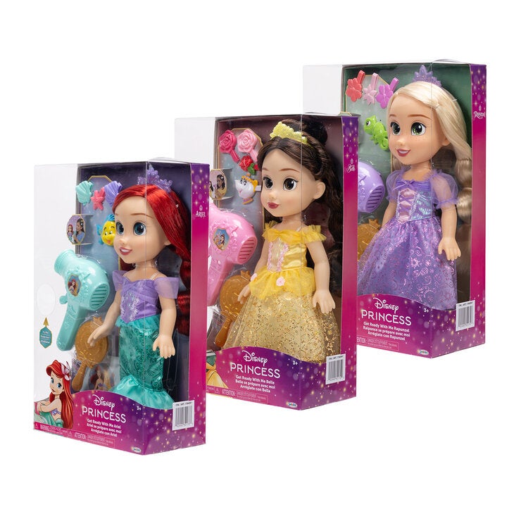 Disney Princesas Muñeca Arréglate Conmigo, Varios Modelos — Imagen 3 de 3